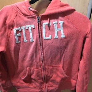 A&f zip up sweater